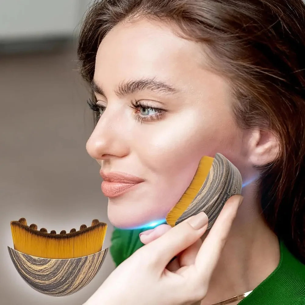 Lymphatic Draining Massage Brush - Sculpt, lift & refresh your skin while boosting circulation for a naturally defined, glowing appearance.