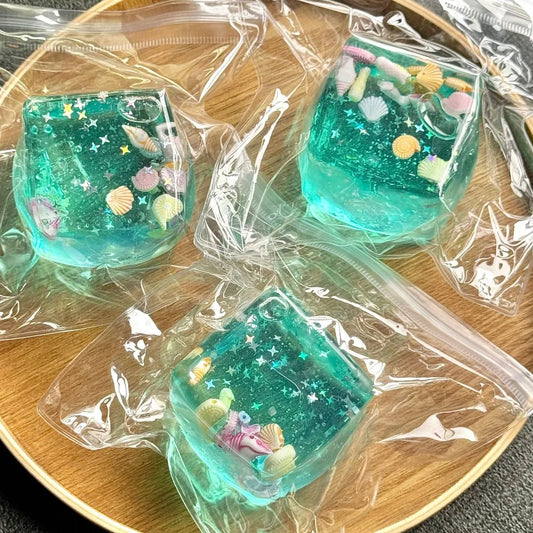 Stress Relief Fidgit Toy - Feeling stressed or overwhelmed? These ocean stress balls are soothing, sensory, and satisfying to squeeze for instant calm & anxiety relief