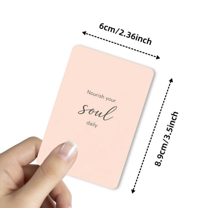 Affrimation Cards - Wanna feel like your best self? These 36 affirmation cards are filled with uplifting quotes and positive energy for daily confidence