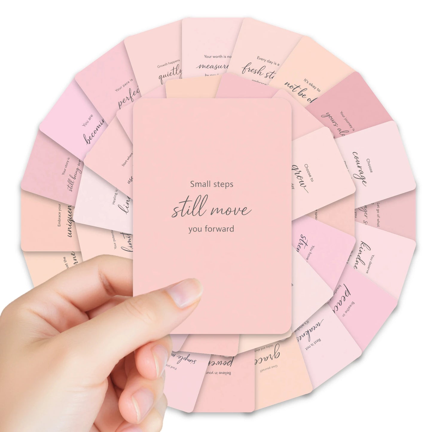 Affrimation Cards - Wanna feel like your best self? These 36 affirmation cards are filled with uplifting quotes and positive energy for daily confidence
