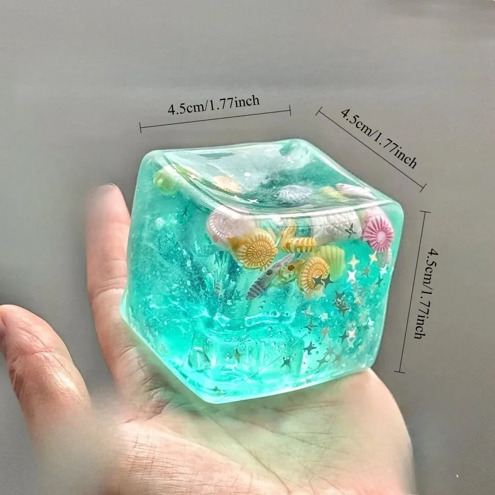 Stress Relief Fidgit Toy - Feeling stressed or overwhelmed? These ocean stress balls are soothing, sensory, and satisfying to squeeze for instant calm & anxiety relief
