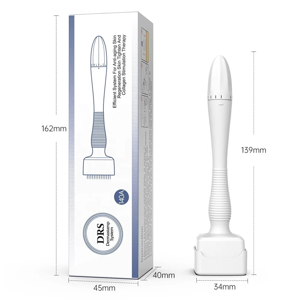 Derma Stamp Microneedle Roller - Boost skin renewal, support hair growth & improve the look of scars, stretch marks and uneven texture.