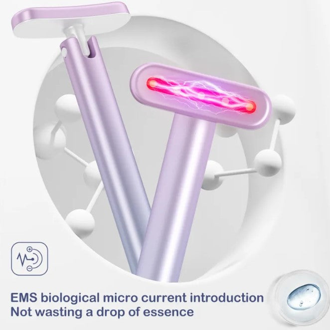 Mini Face & Neck Massager- Lift, tone & rejuvenate ✨ EMS microcurrent and vibration massage for firmer, glowing skin on the face & neck.