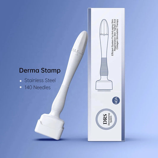 Derma Stamp Microneedle Roller - Boost skin renewal, support hair growth & improve the look of scars, stretch marks and uneven texture.