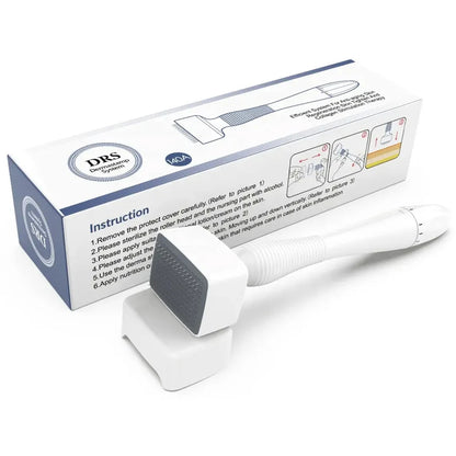 Derma Stamp Microneedle Roller - Boost skin renewal, support hair growth & improve the look of scars, stretch marks and uneven texture.