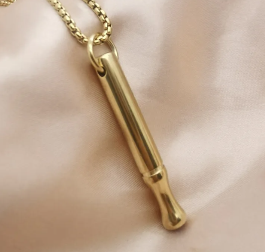 Stress Relief Breathing Necklace - Helps stress, concentrate breathing, helps with smoking/vaping