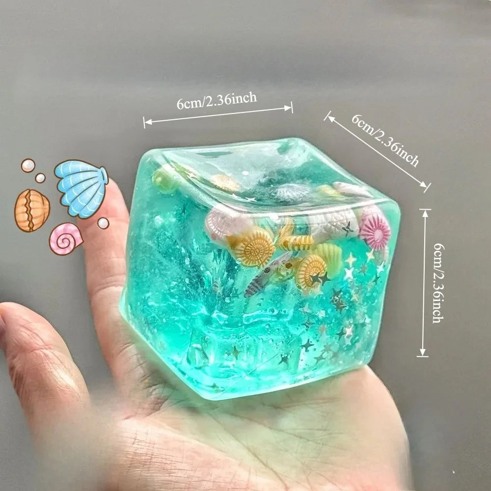 Stress Relief Fidgit Toy - Feeling stressed or overwhelmed? These ocean stress balls are soothing, sensory, and satisfying to squeeze for instant calm & anxiety relief
